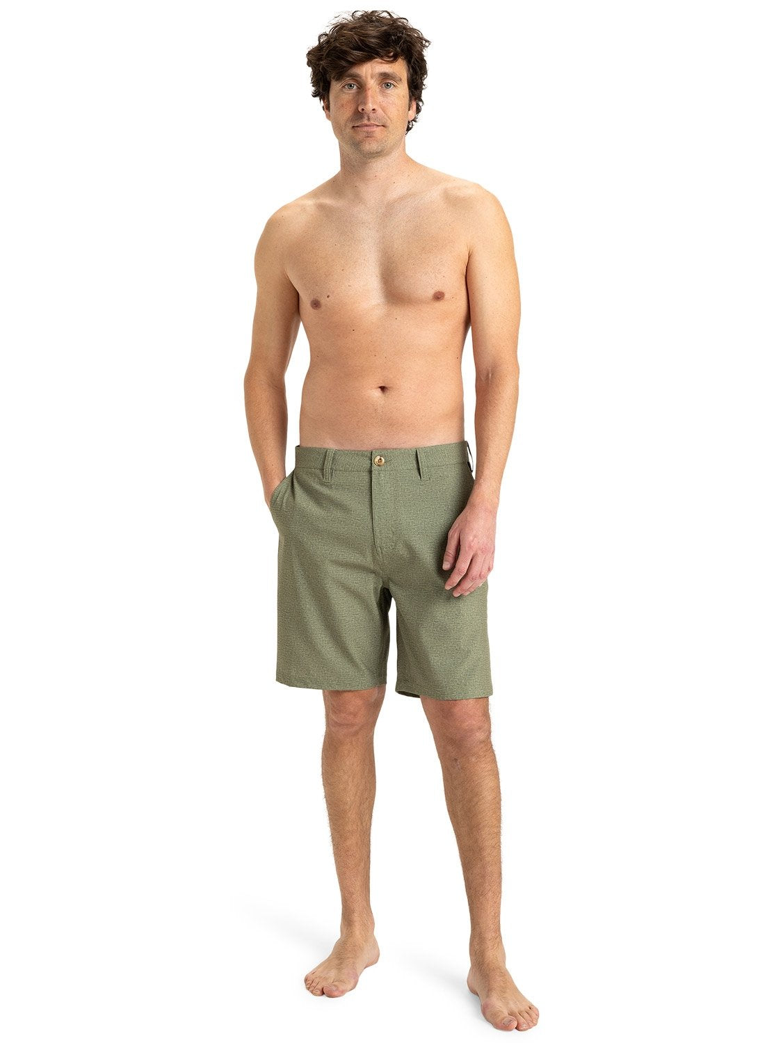 Quiksilver Men's Union Heather Amphibian 19" Boardshort