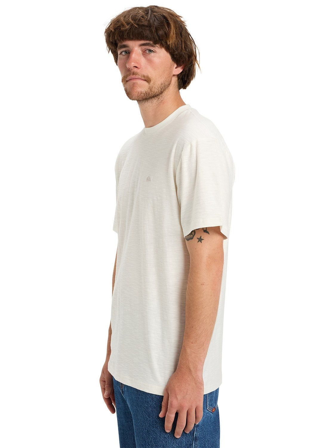 Quiksilver Mens Slub Roundneck T-Shirt