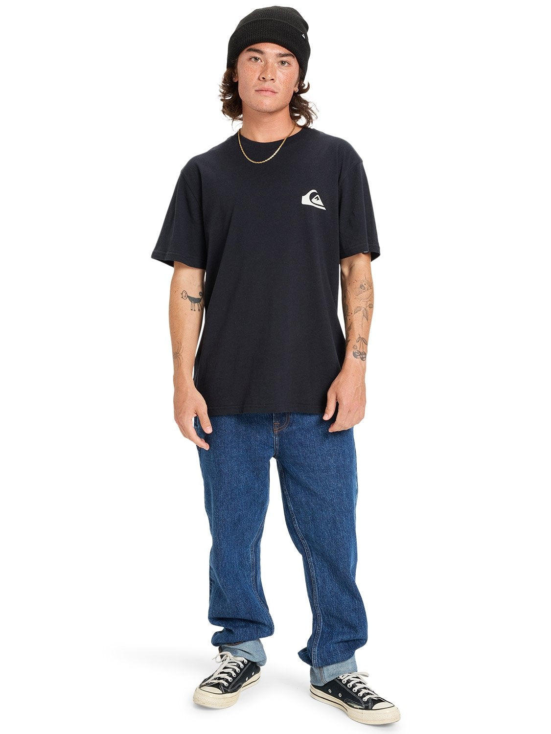 Quiksilver Mens Mini Logo T-Shirt