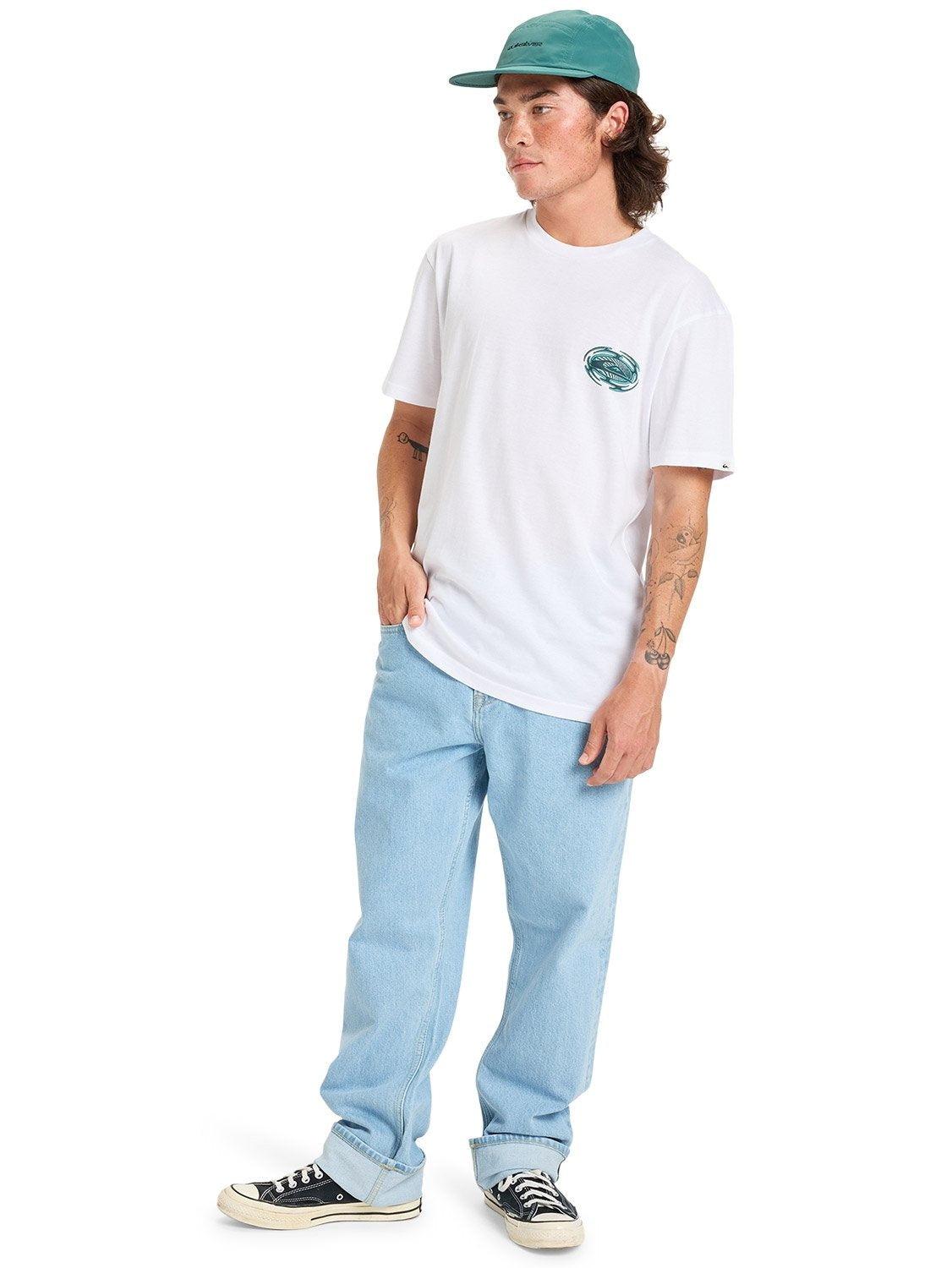 Quiksilver Mens Moon Run T-Shirt