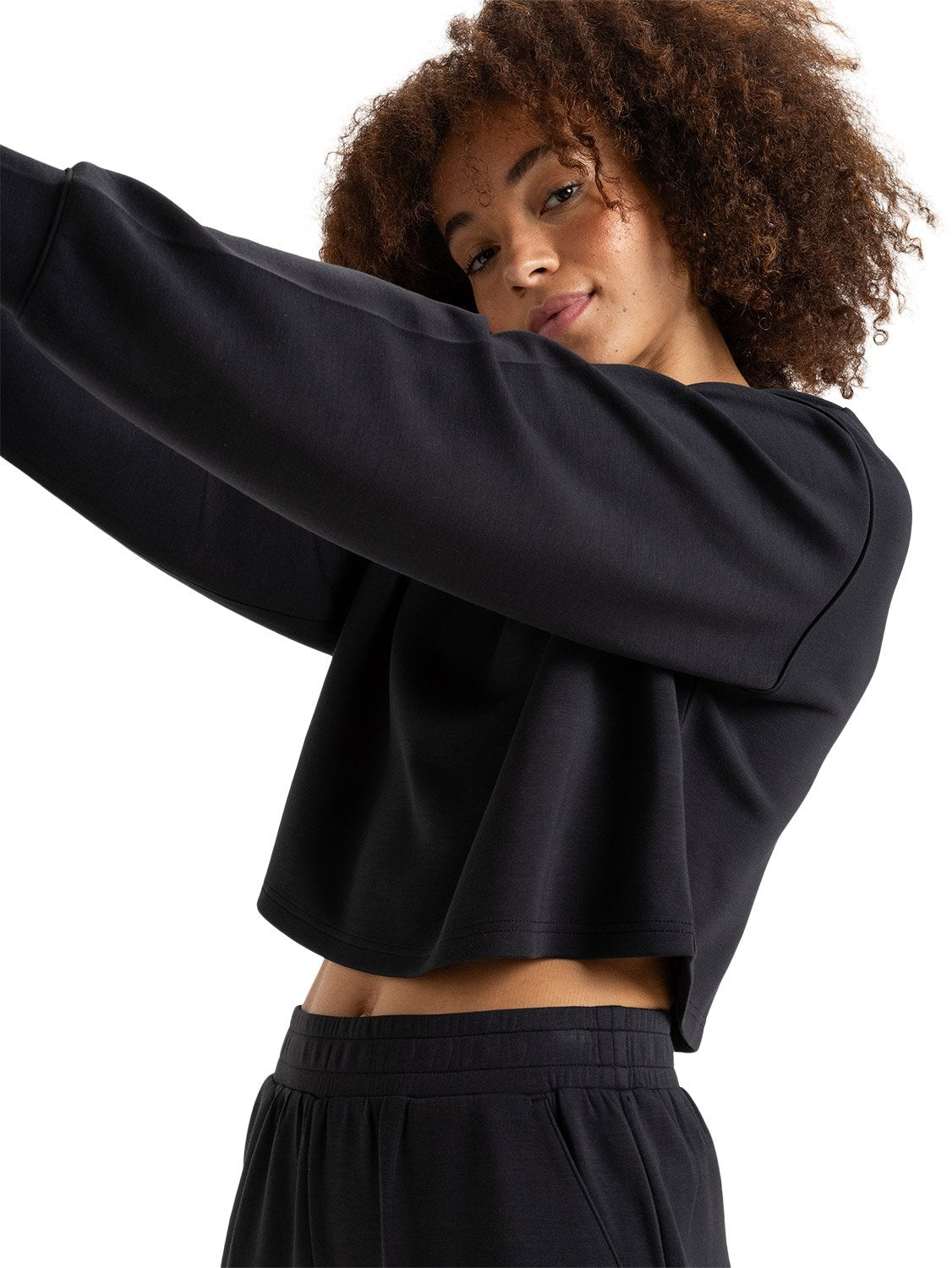 Roxy Ladies Rise & Vibe Sweet Cropped Pullover