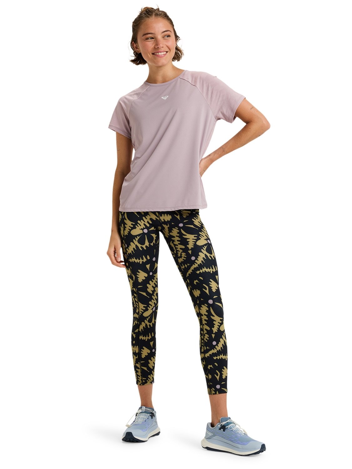 Roxy Ladies Move Free Mesh T-Shirt