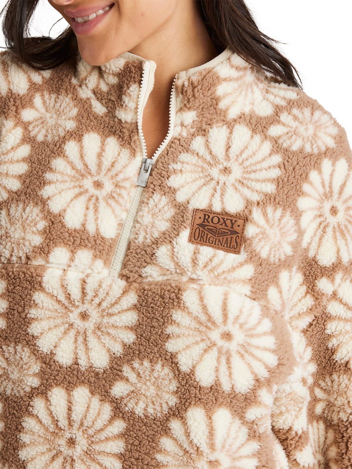 Roxy Ladies Jive Talking Polar Fleece Pullover