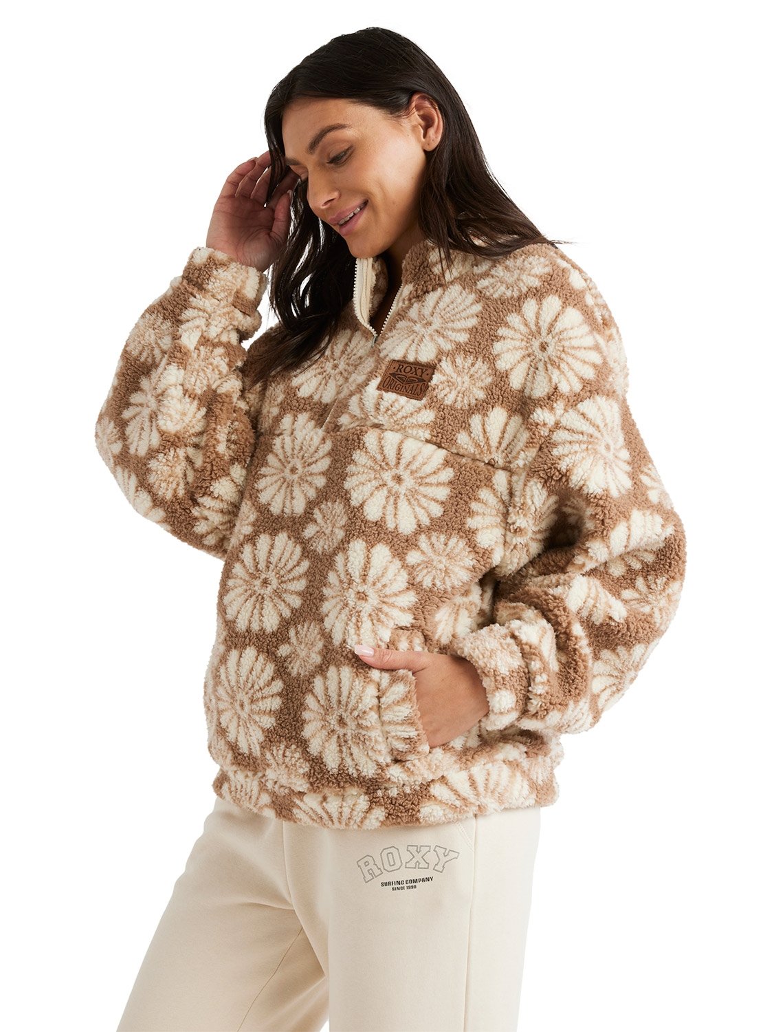 Roxy Ladies Jive Talking Polar Fleece Pullover