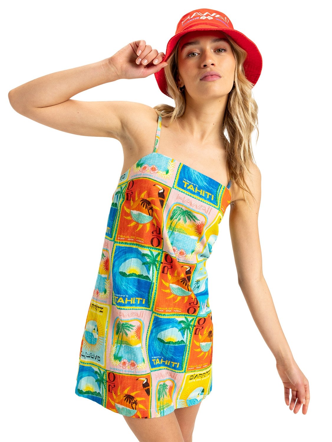 Roxy Ladies Atlas Playa Blanca Slip Dress
