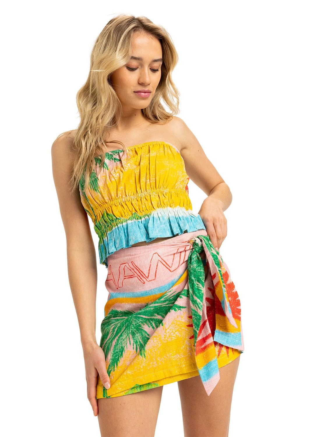 Roxy Ladies Atlas Palmy Daze Tube Top