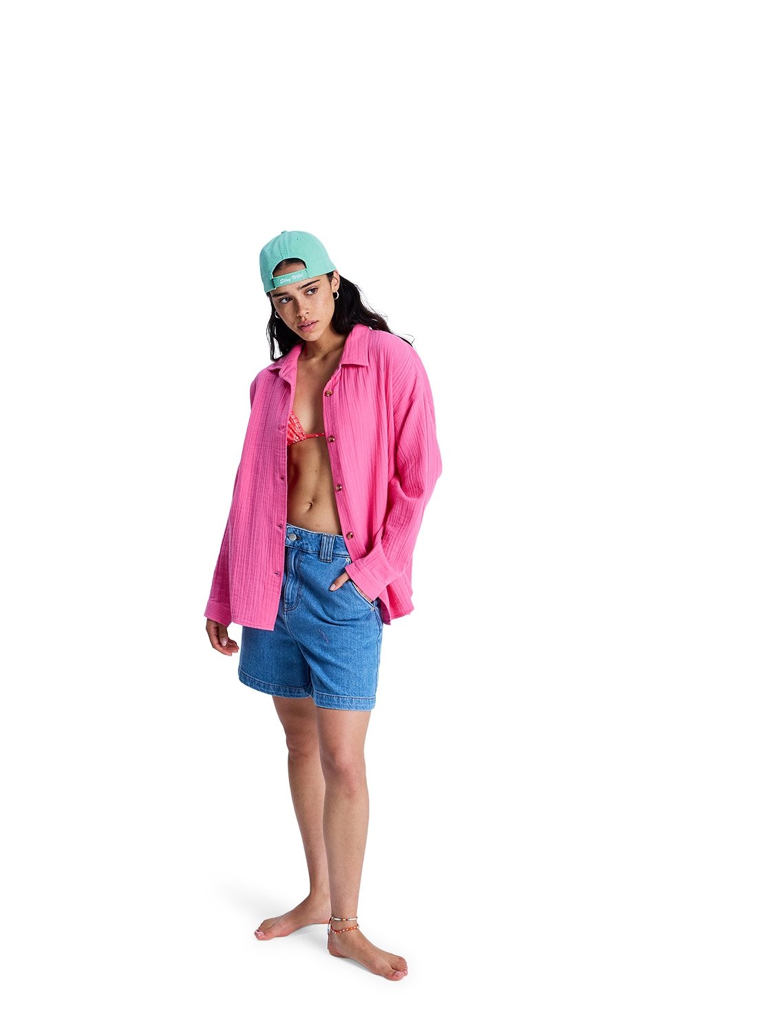 Roxy Ladies Morning Shine Button Down Shirt