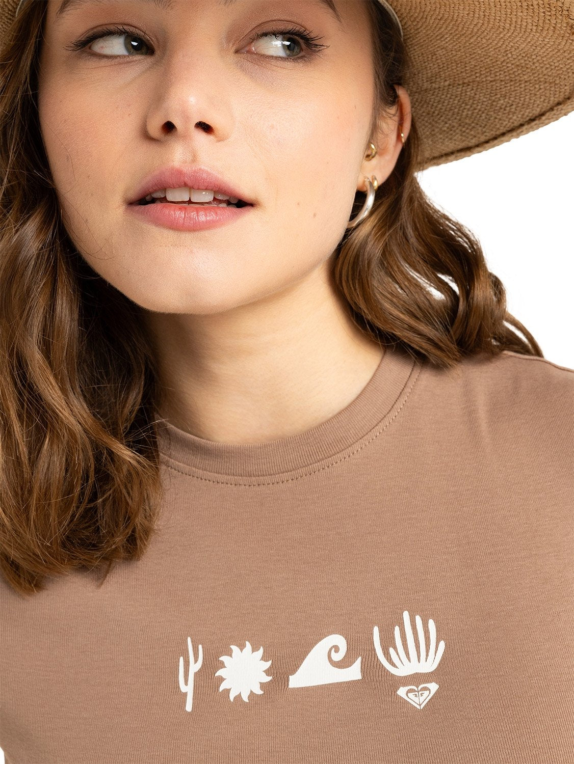 Roxy Ladies Beach Love Crop T-Shirt