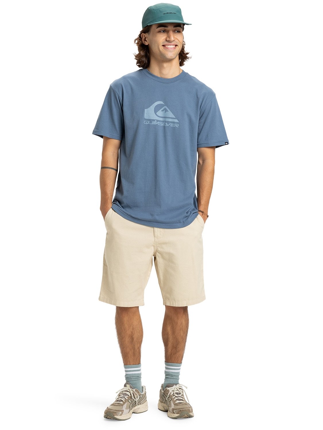 Quiksilver Mens Corp Logo T-Shirt