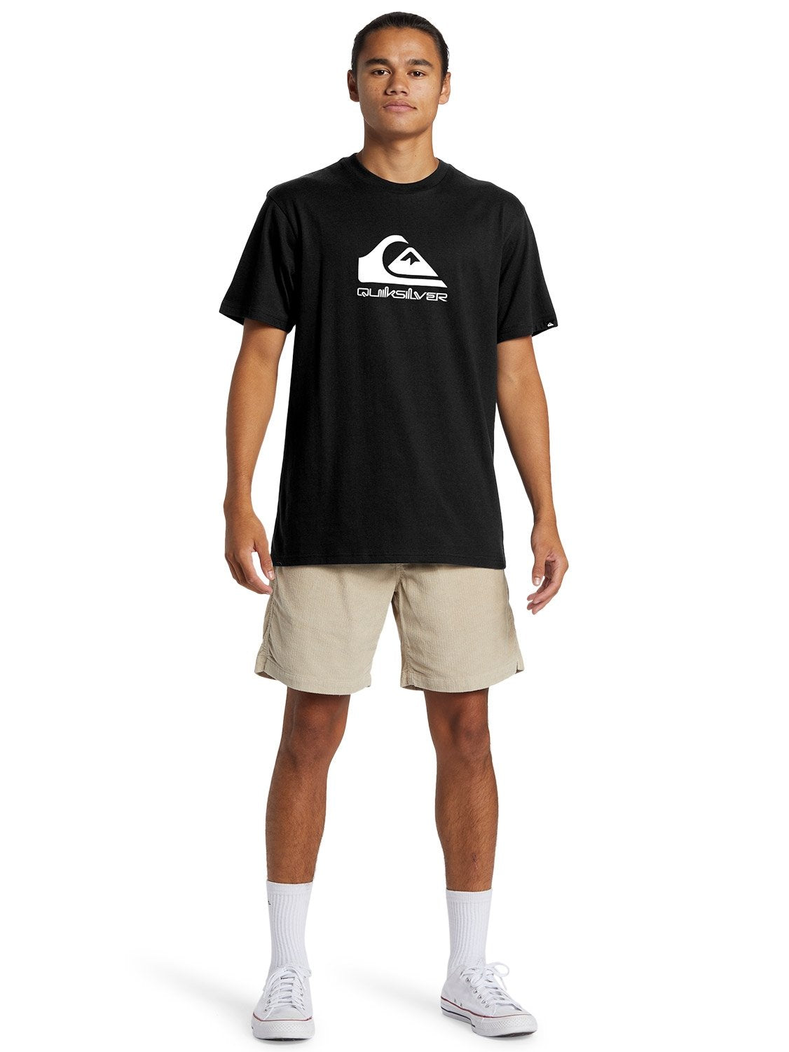 Quiksilver Mens Corp Logo T-Shirt