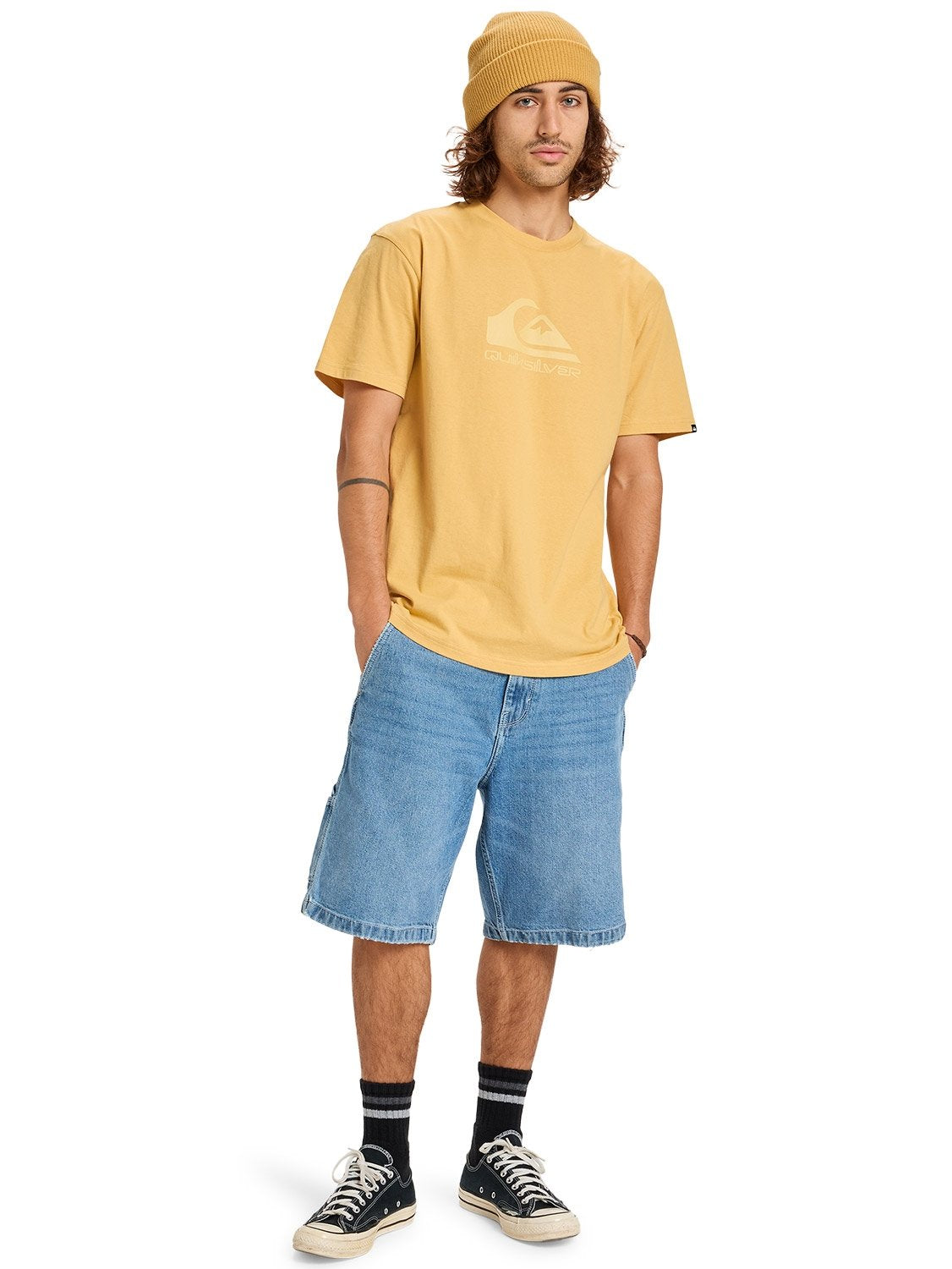 Quiksilver Mens Corp Logo T-Shirt