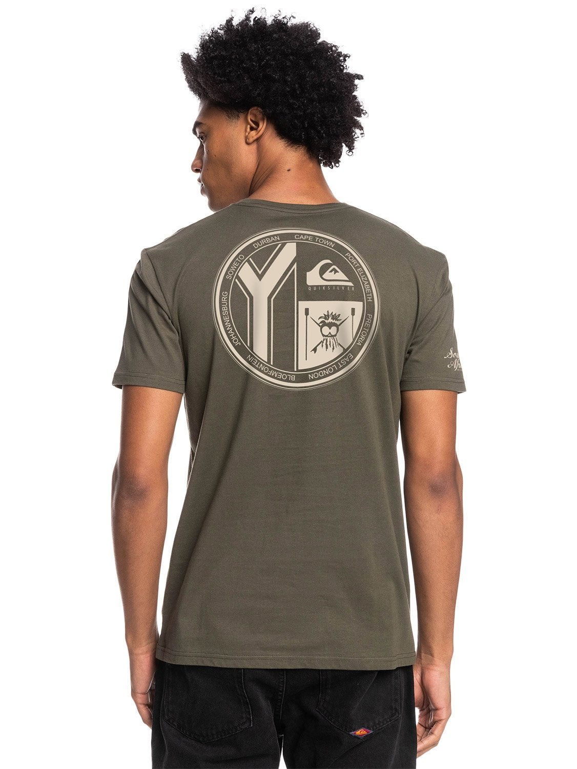Quiksilver Mens SA Flagged T-Shirt
