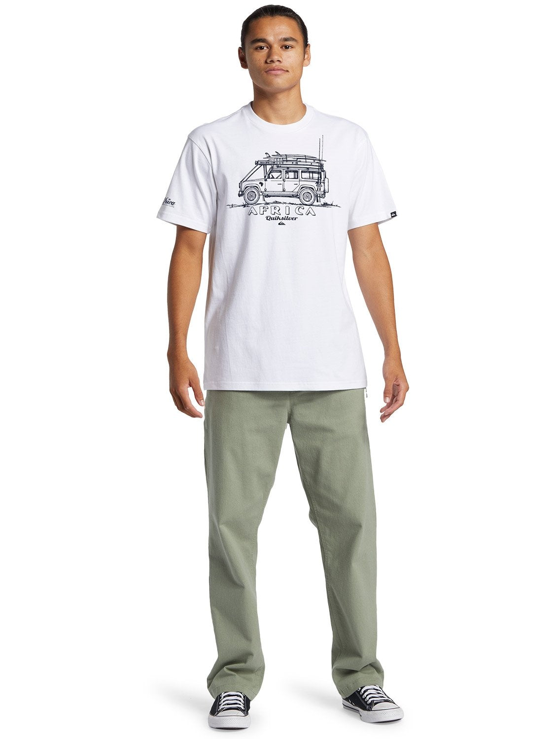 Quiksilver Mens Africa Maps T-Shirt