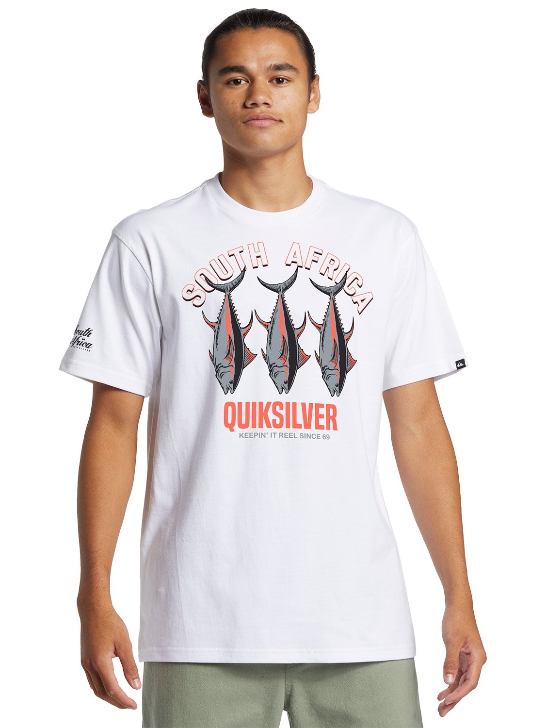 Quiksilver Mens South Africa Keep it Reel T-Shirt