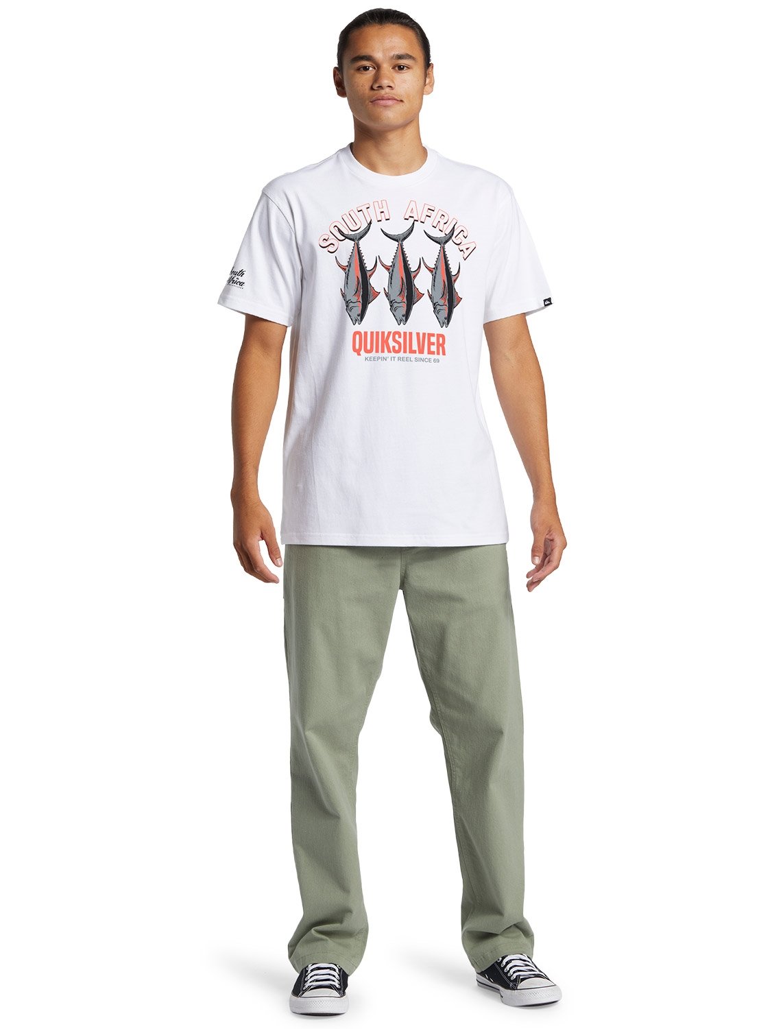 Quiksilver Mens South Africa Keep it Reel T-Shirt