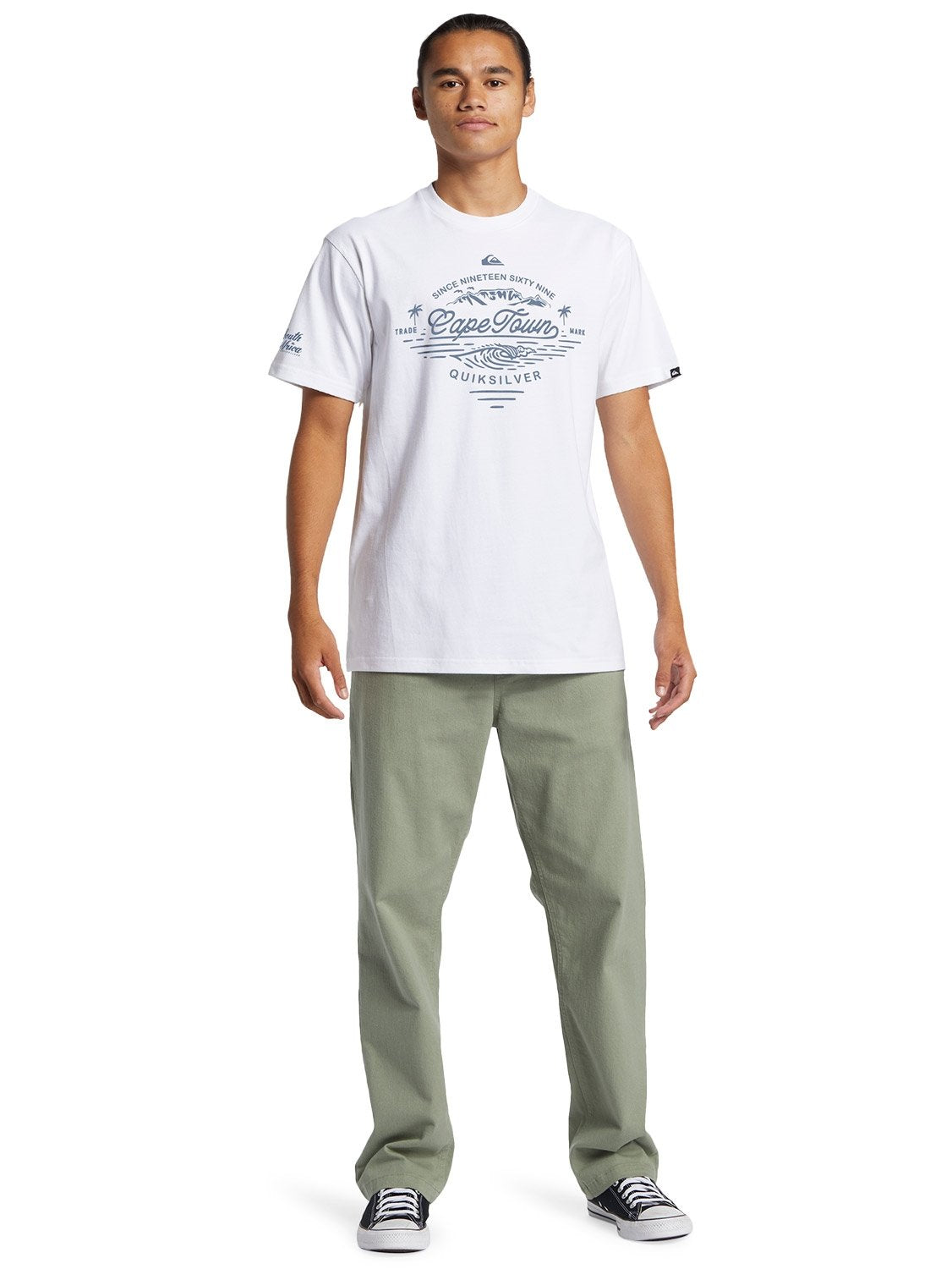 Quiksilver Men's CPT MTN & Wave T-Shirt
