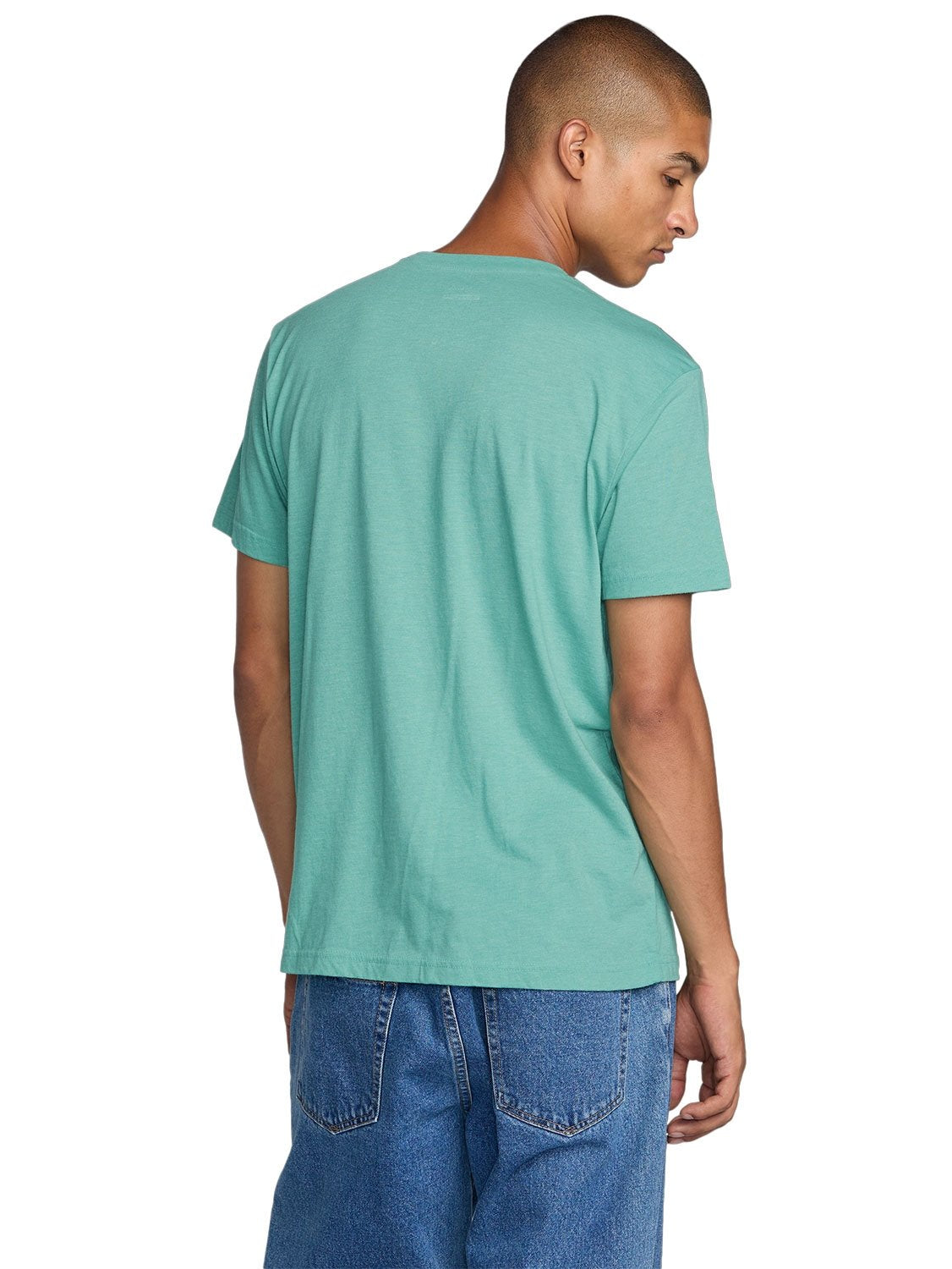 RVCA Men's Big RVCA Red Stitch T-Shirt