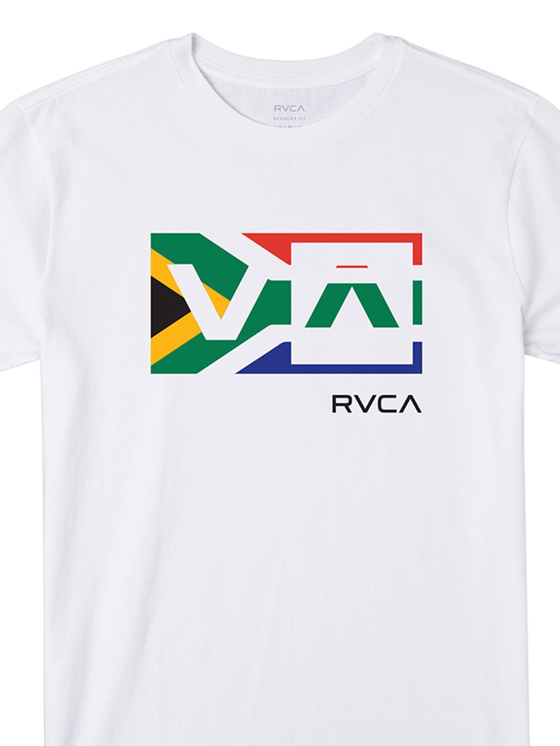 RVCA Men's VA Box SA Flag T-Shirt