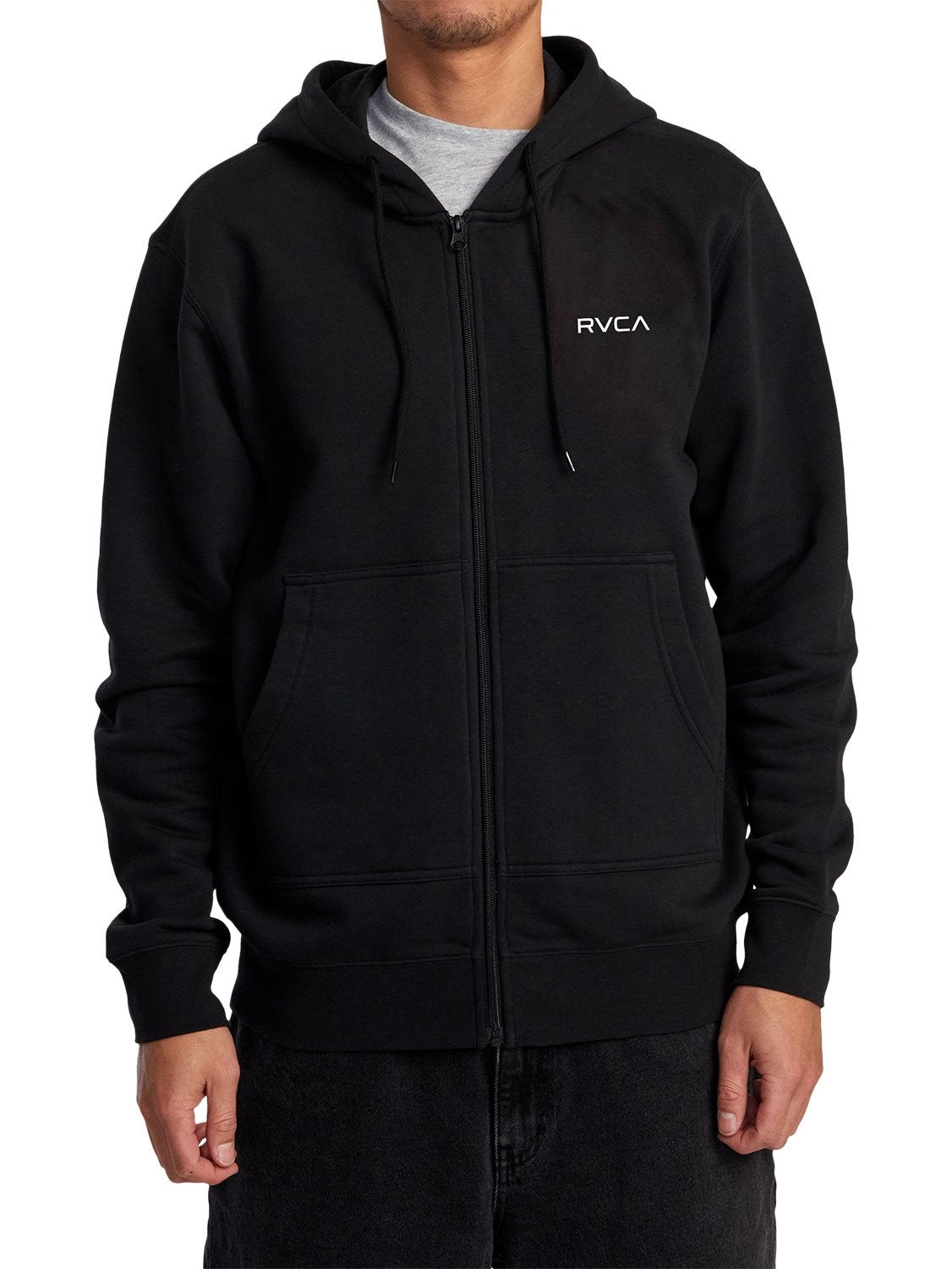 RVCA Men's Small RVCA Zip Thru Hoodie