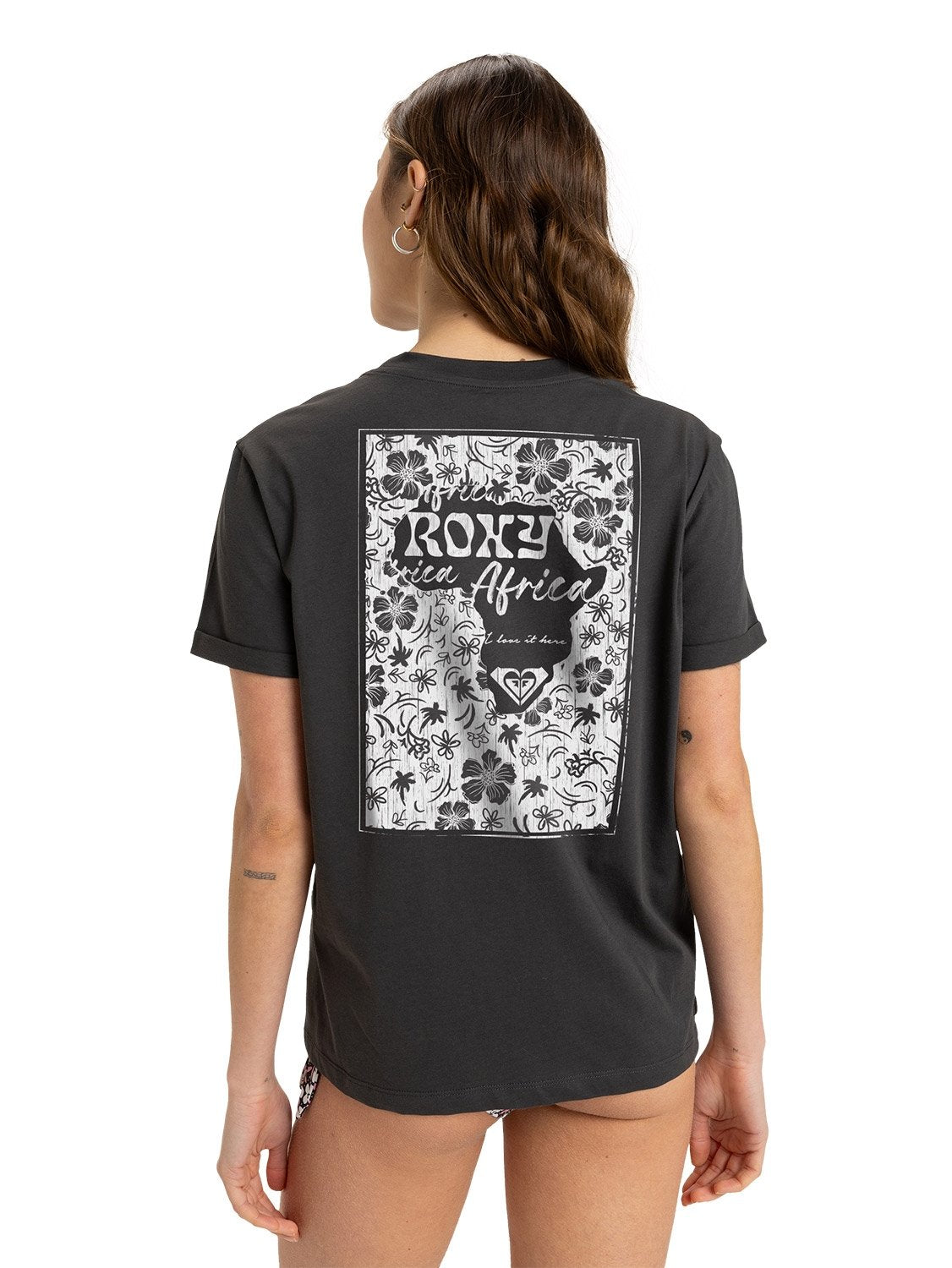 Roxy Ladies Hibiscus Heart In Africa T-Shirt