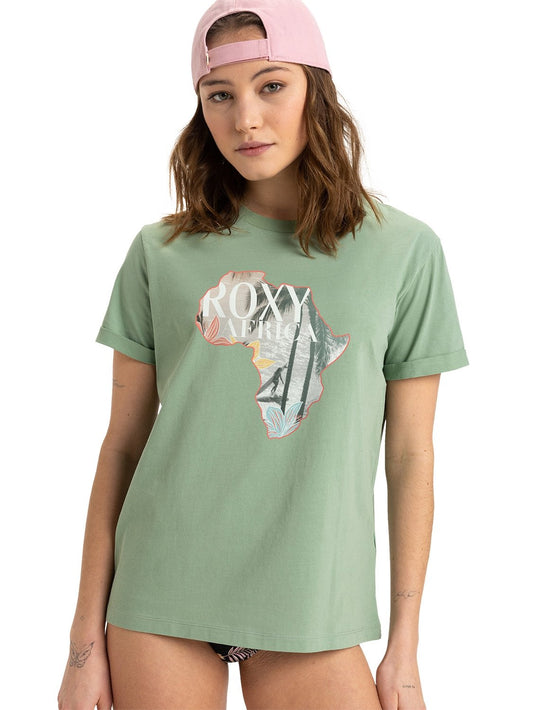 FLOWER GIRL AFRICA TEE - basil (GHZ0) | Boardriders