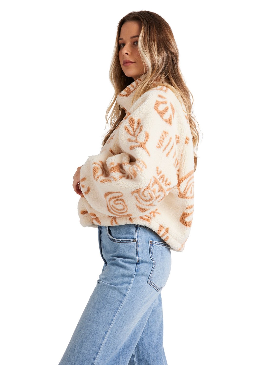 Billabong Ladies Feeling Playful Half Zip Pullover