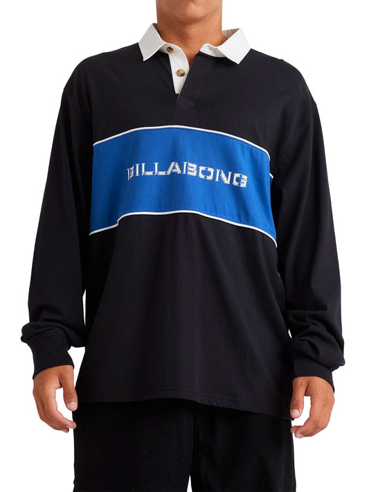 Billabong Men's Warped Rugby Polo Shirt