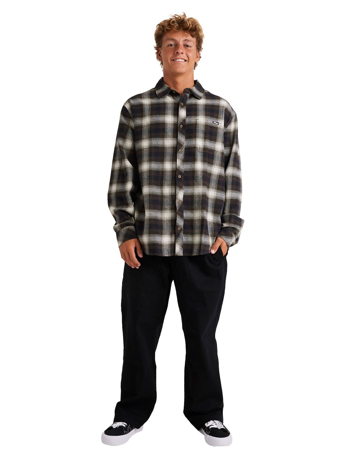 Billabong Men's Coastline Flannel T-Shirt