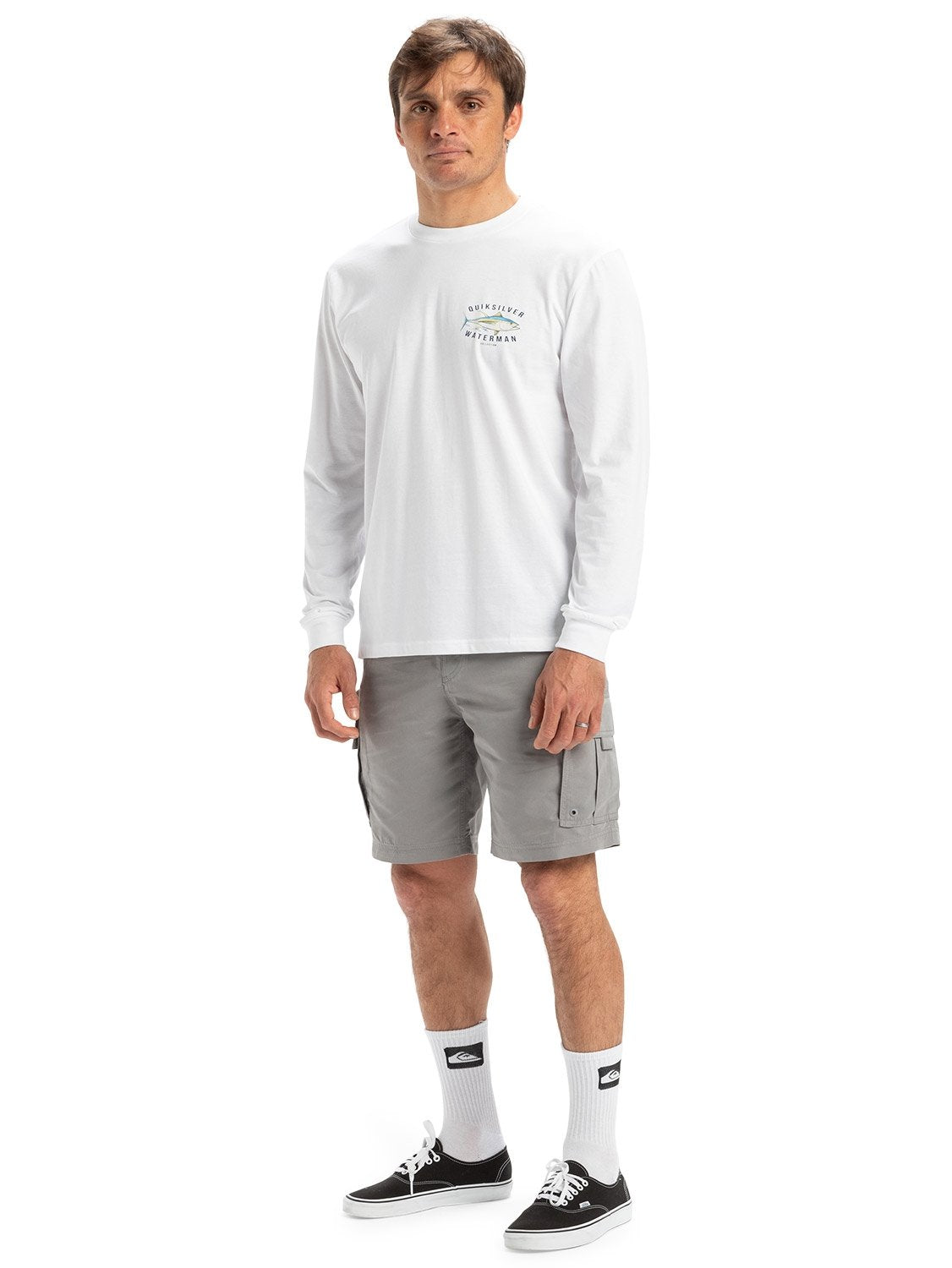 Quiksilver Men's Yellow Fins T-Shirt