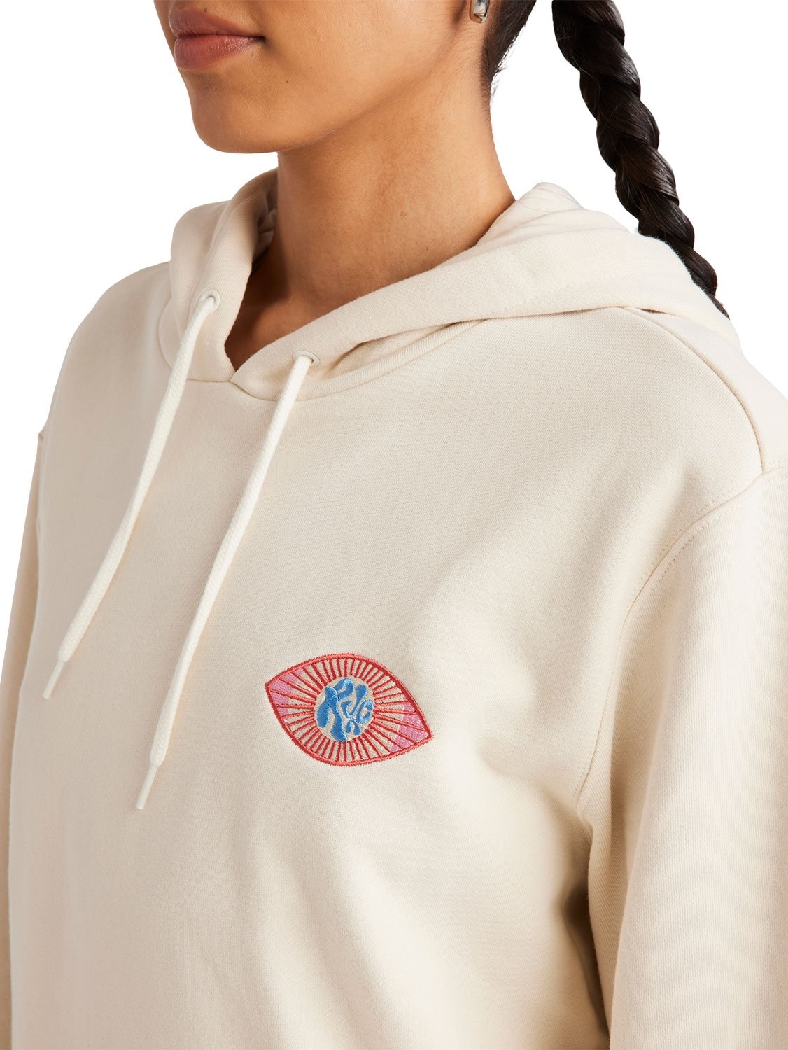 RVCA Ladies Jupiter Slouched Hooded Pullover