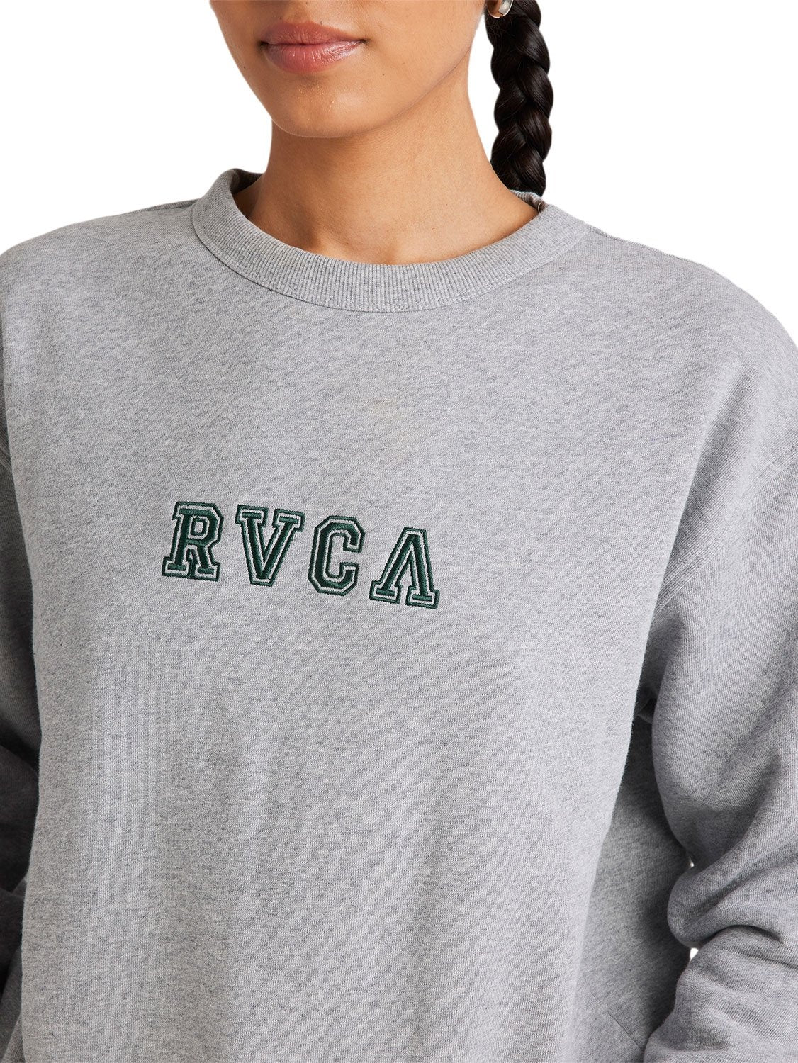 RVCA Ladies Ivy League Classic Crew Sweater