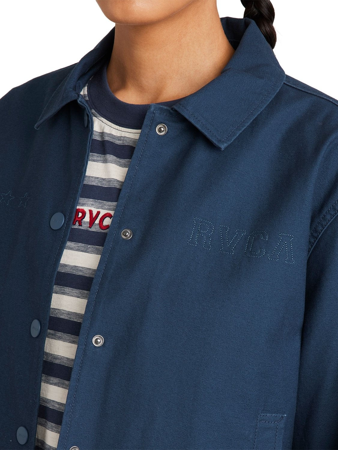 RVCA Ladies Twill Coaches Jacket