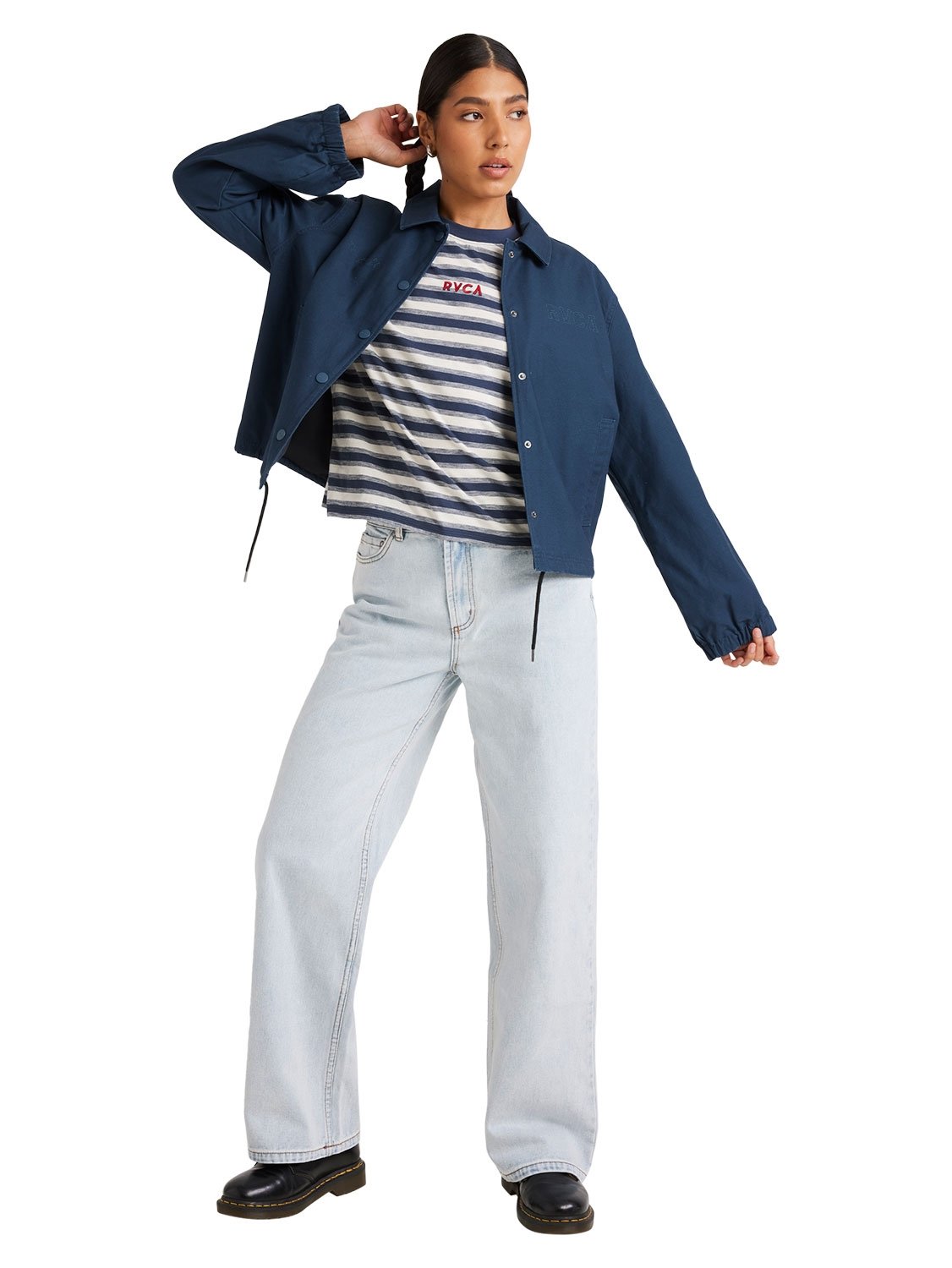 RVCA Ladies Twill Coaches Jacket