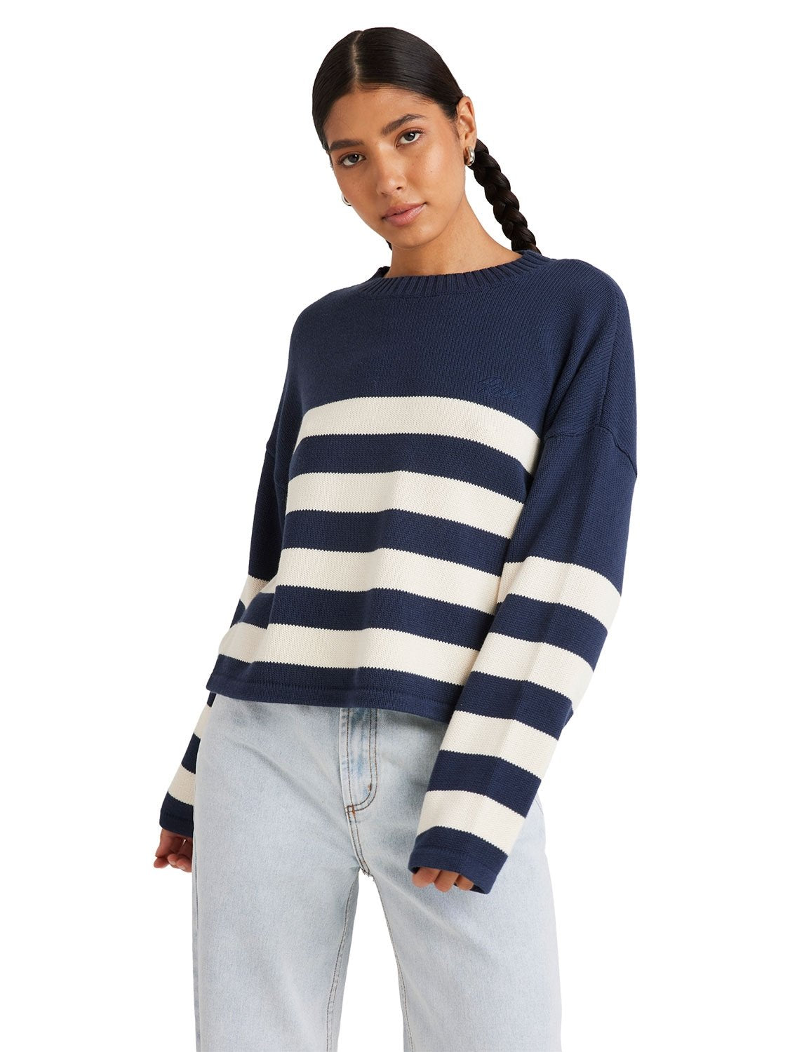 RVCA Ladies Ivy Stripe Sweater