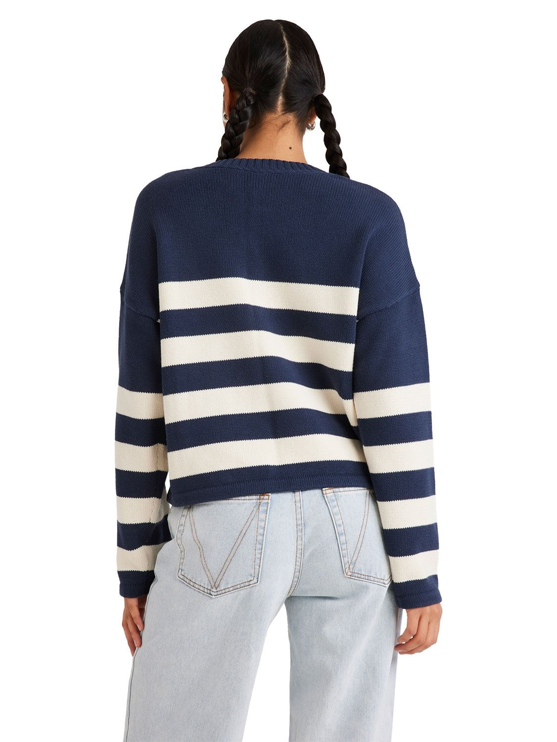RVCA Ladies Ivy Stripe Sweater