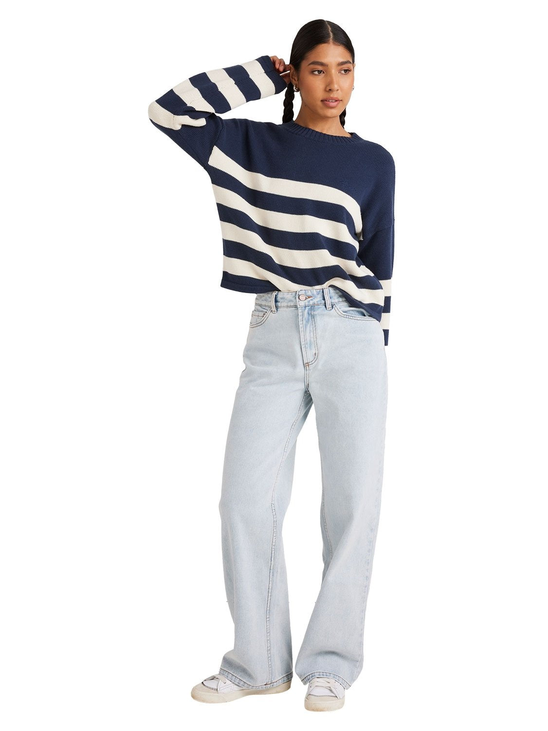 RVCA Ladies Ivy Stripe Sweater