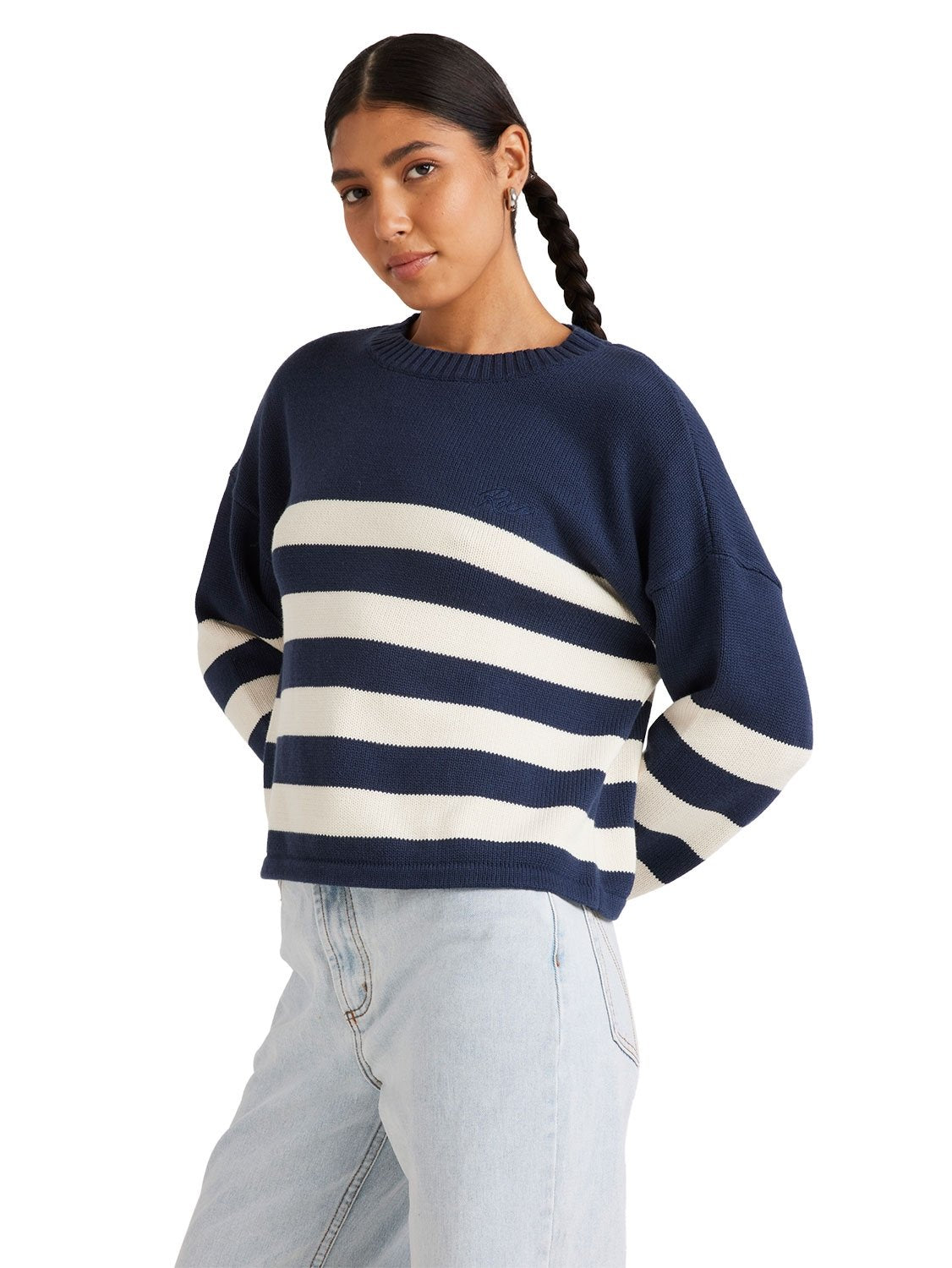 RVCA Ladies Ivy Stripe Sweater