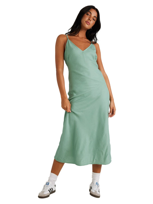 RVCA Ladies Everyday Bias Midi Dress