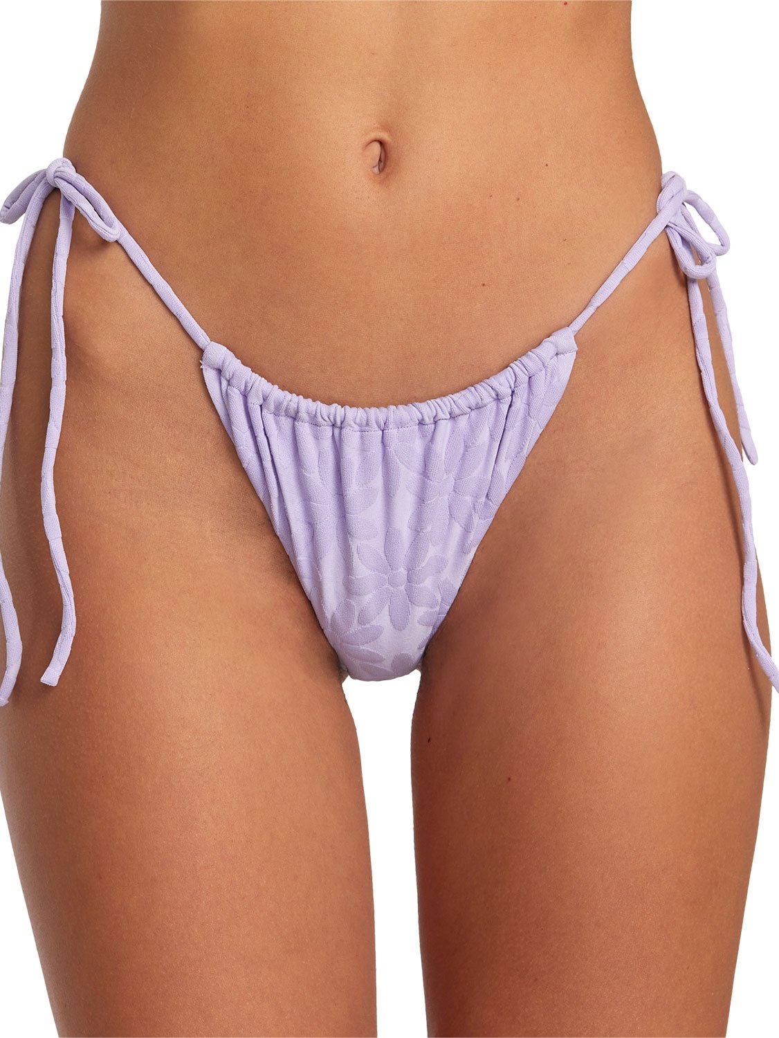RVCA Ladies Daisy Slide Tie Skimpy Bikini Bottom