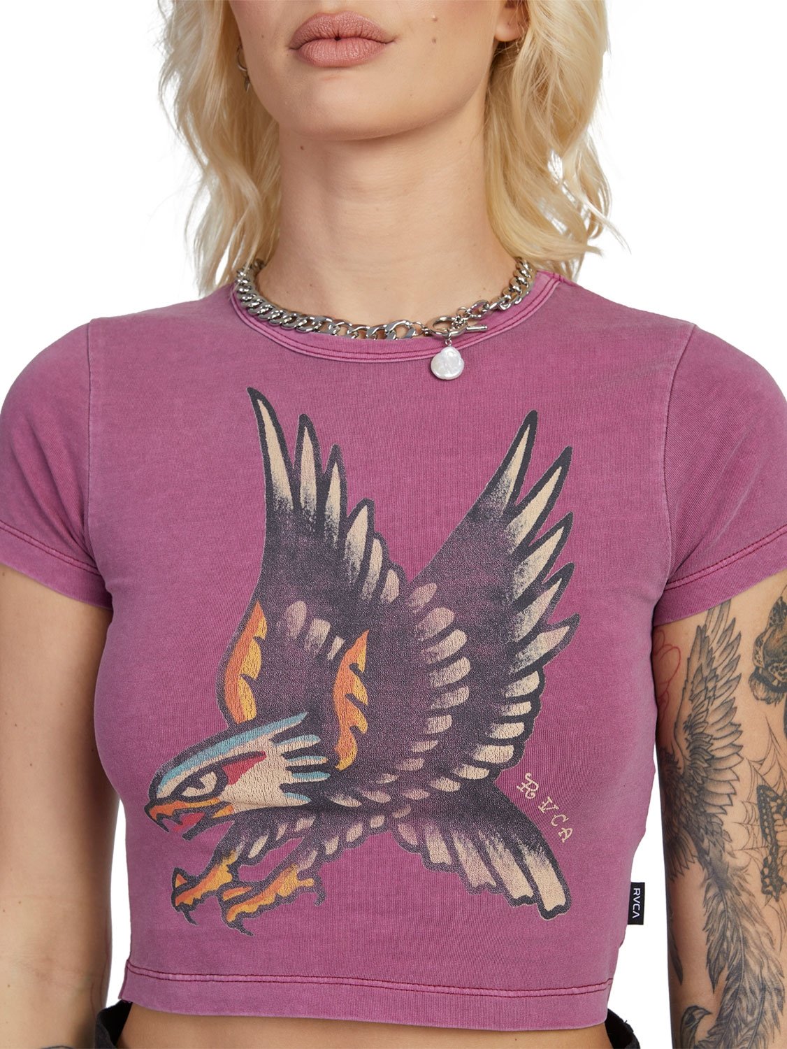 RVCA Ladies Krak Baby T-Shirt