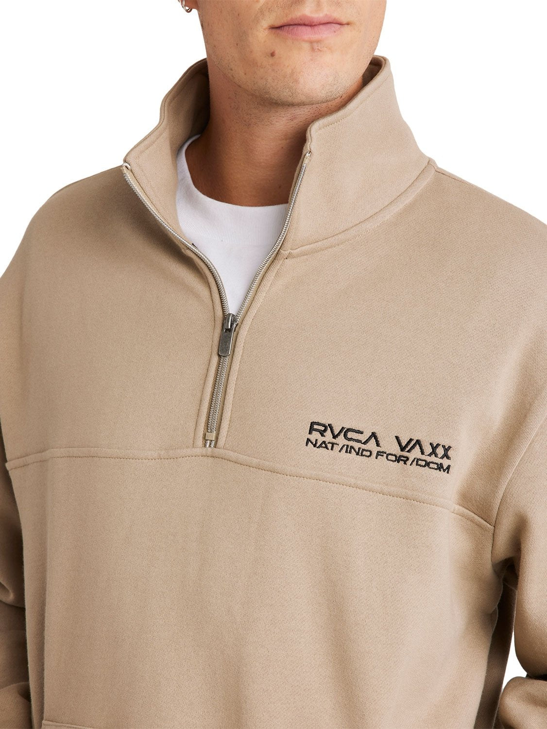 RVCA Men's United Half Zip Pullover