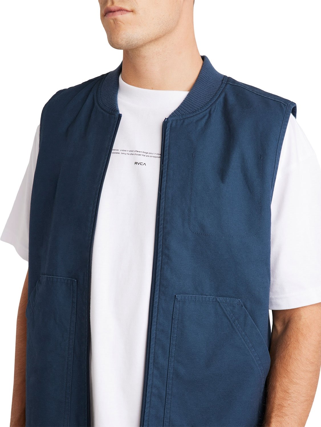 RVCA Men's Varsity Twill Vest