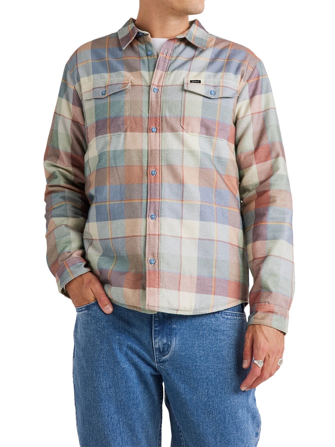 RVCA Men's Replacement Lined Shirt