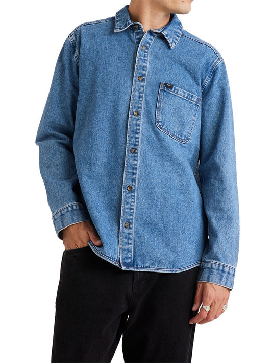 RVCA Men's Classic Denim Shirt