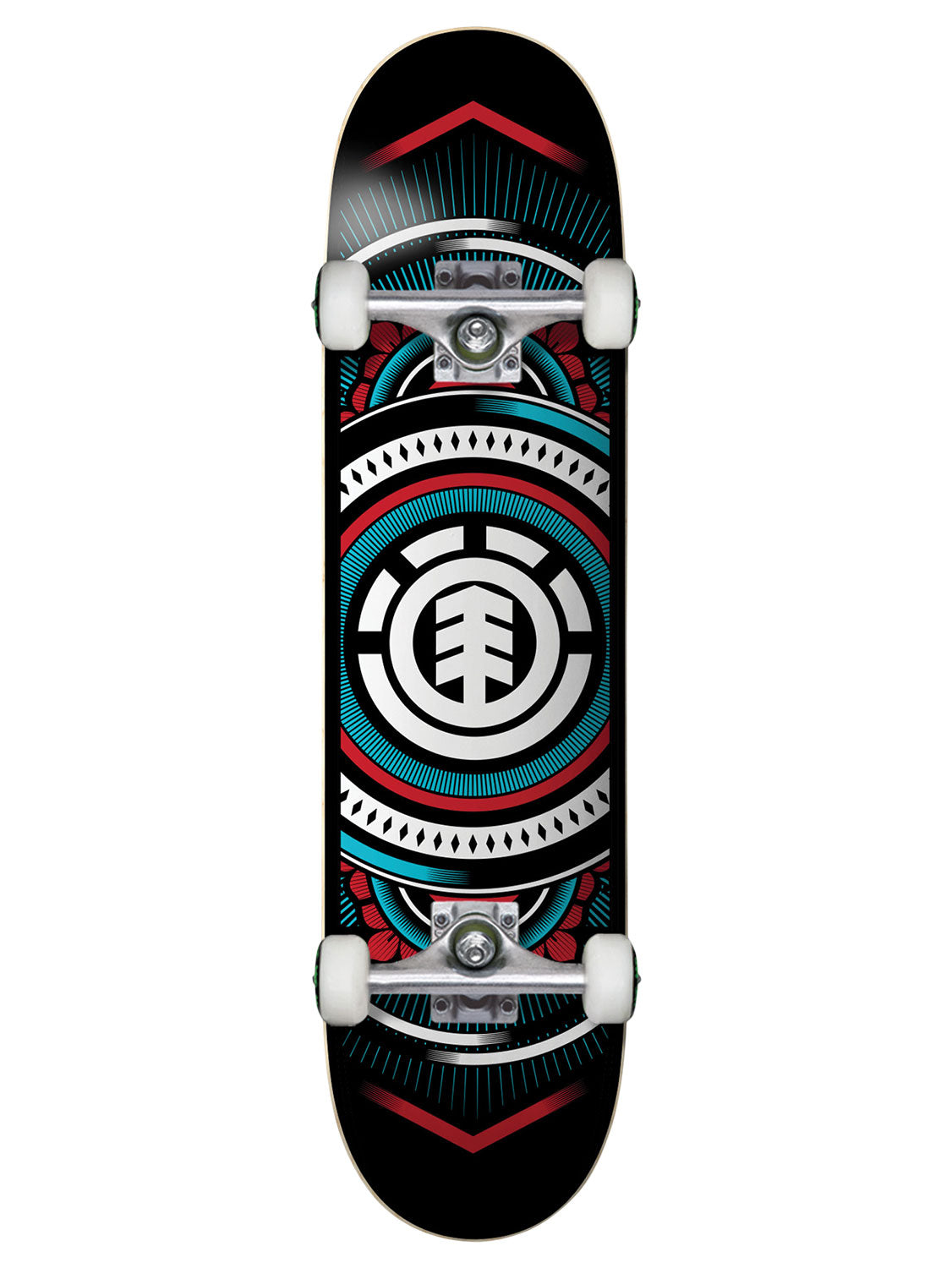 Element Hatched Aqua Red 8.25"Complete
