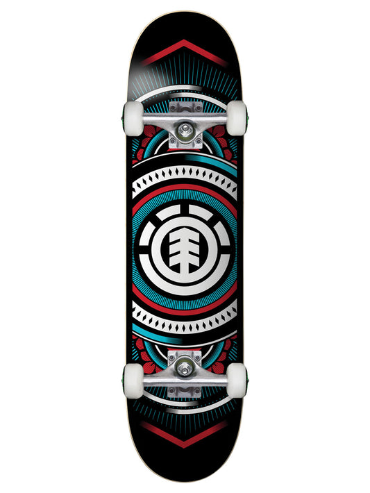 Element Hatched Aqua Red 8.25"Complete