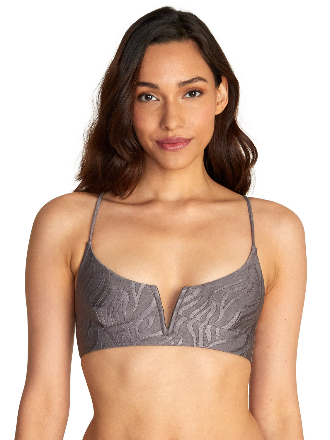 RVCA Ladies Feral V-Wire Crop Top