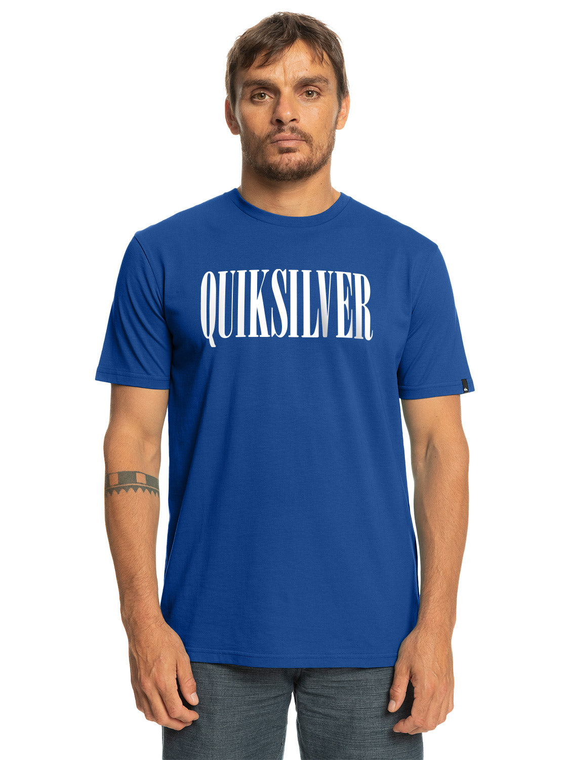 Quiksilver Men's Silver Moe T-Shirt