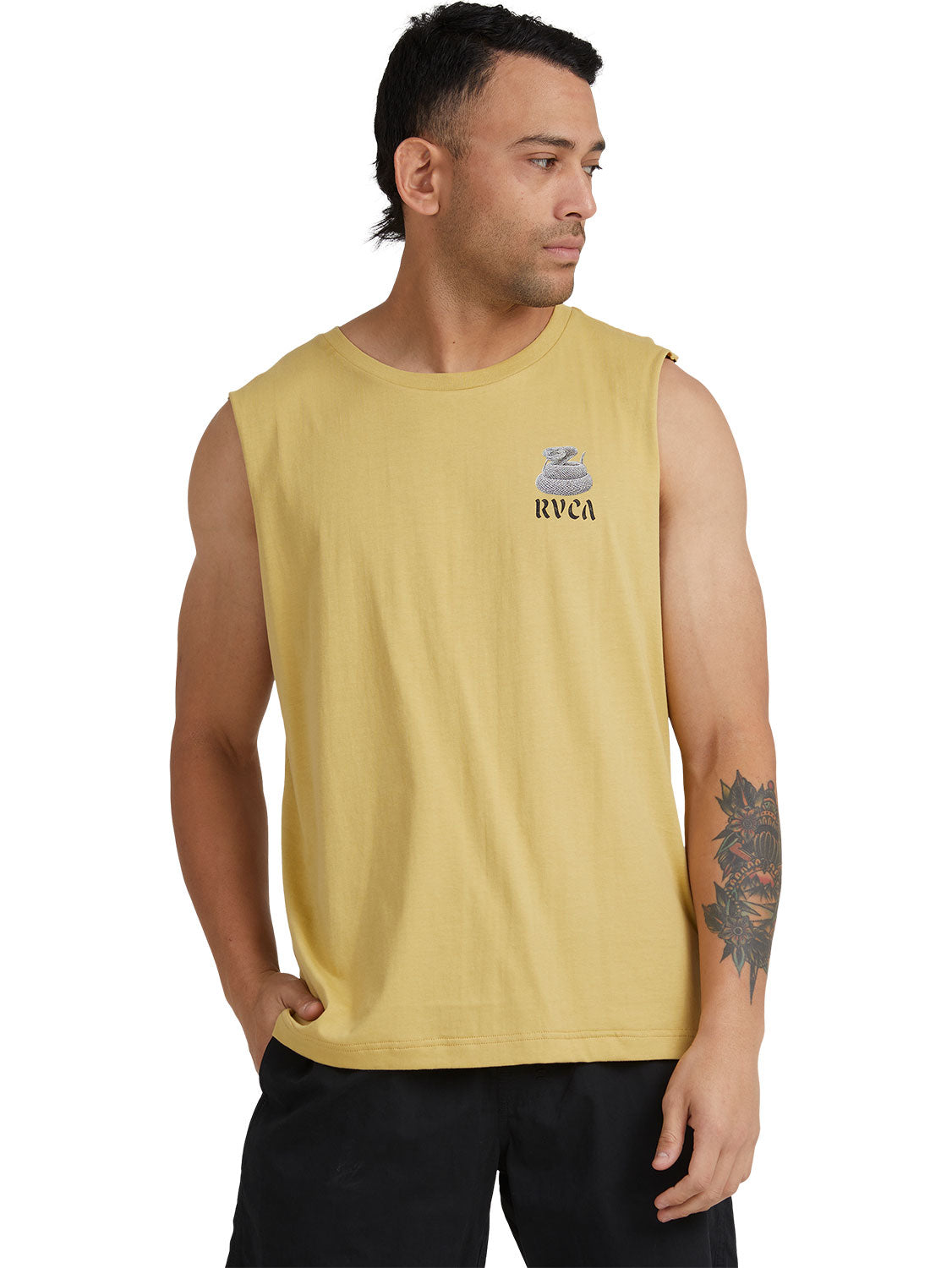 RVCA Men's Beautiful Danger Muscle Tank