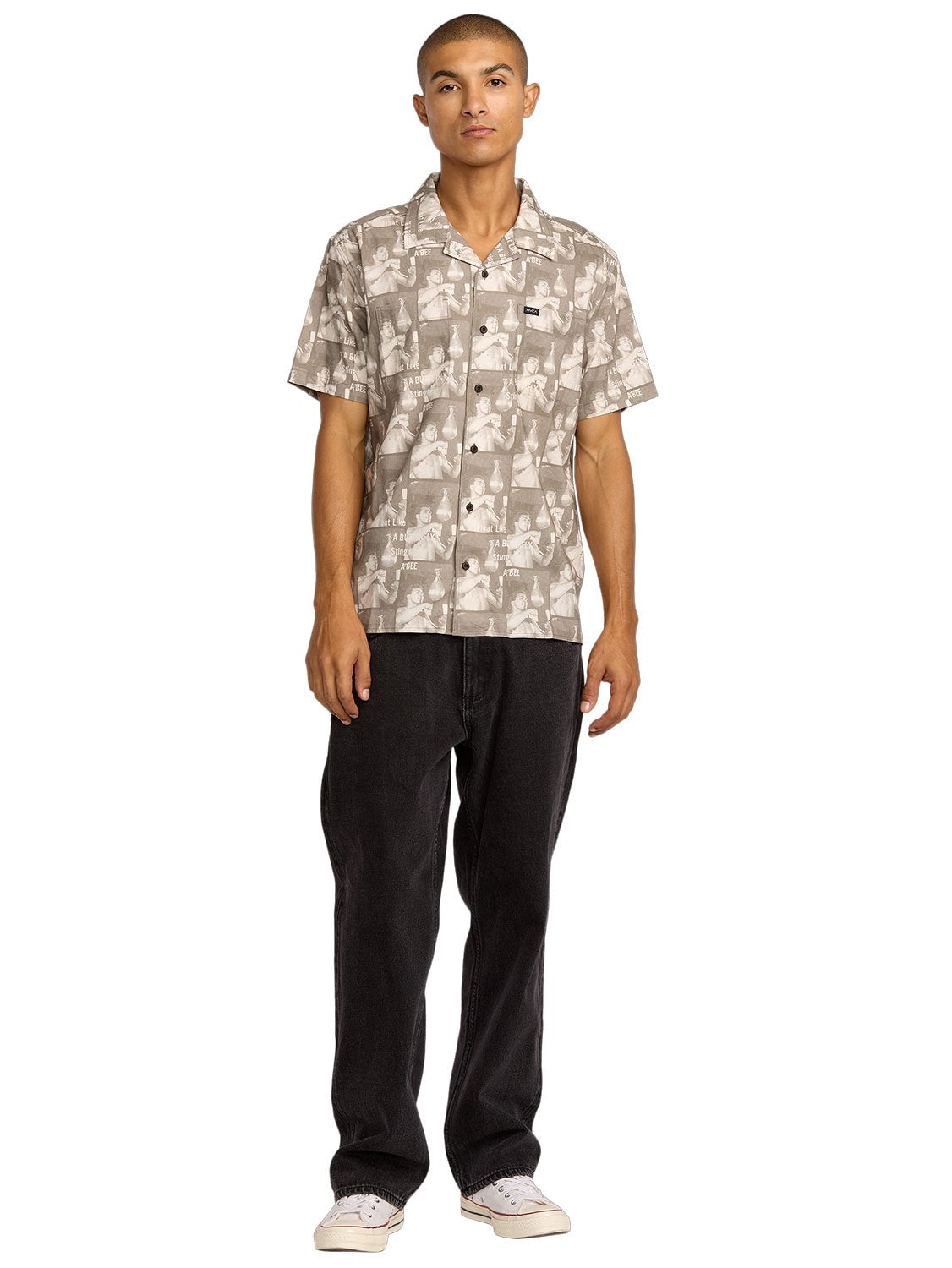 RVCA Men's Ali Float Sting Shirt